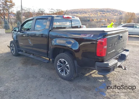 2021 Chevrolet Colorado 4Wd Short Box Z71 from USA, damaged, VIN 1GCPTDE14M1255507